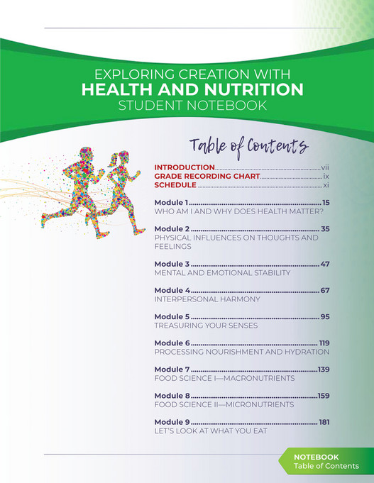 Apologia educational ministries exploring creation with health and