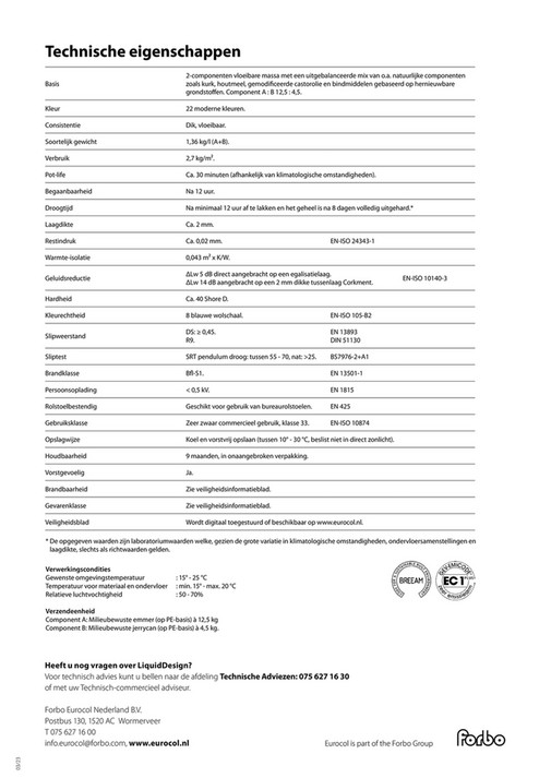 Eurocol - Folder LiquidDesign (sampleboek) - NL - Page 1