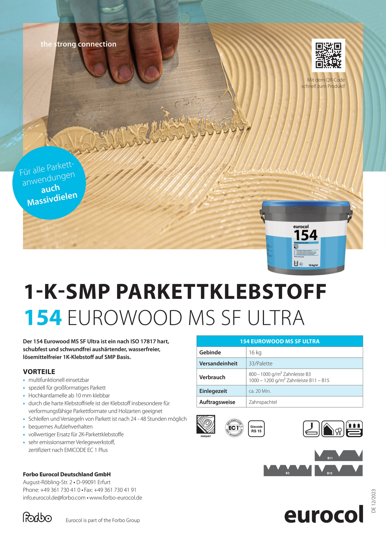 Eurocol - Produktblatt_154 Eurowood MS SF Ultra - Page 1