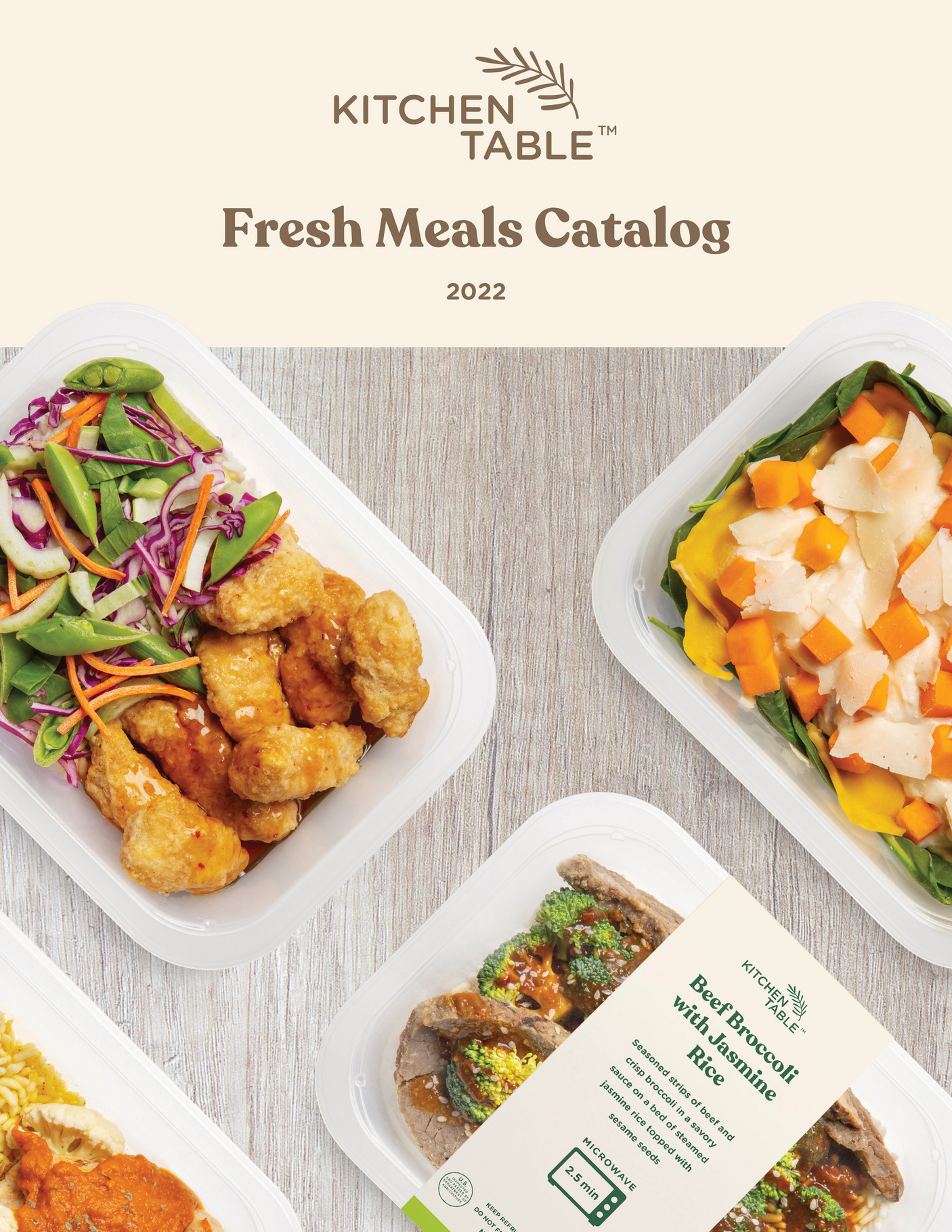 Kitchen Table - Fresh Meals Catalog 2022 (by FreshRealm) - Page 4-5