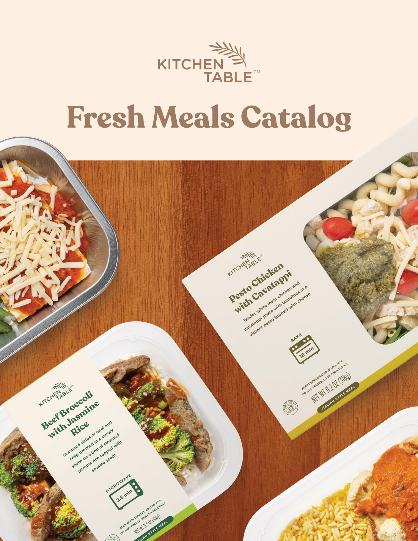 Kitchen Table Fresh Meals Preview Catalog Page 8 9