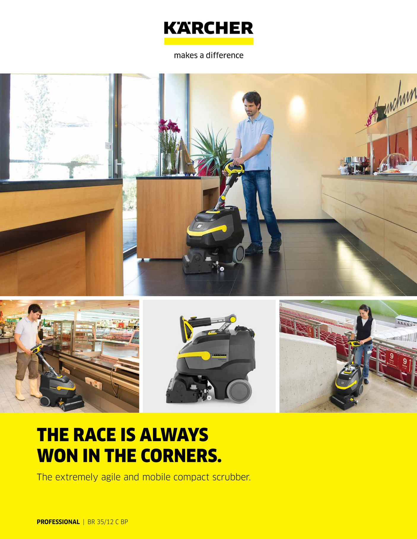 Karcher BR35/12 German Compact Floor Scrubber Page 1