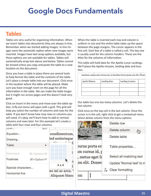 Digital Maestro Magazine - Google Docs Fundamentals - Page 26-27 ...