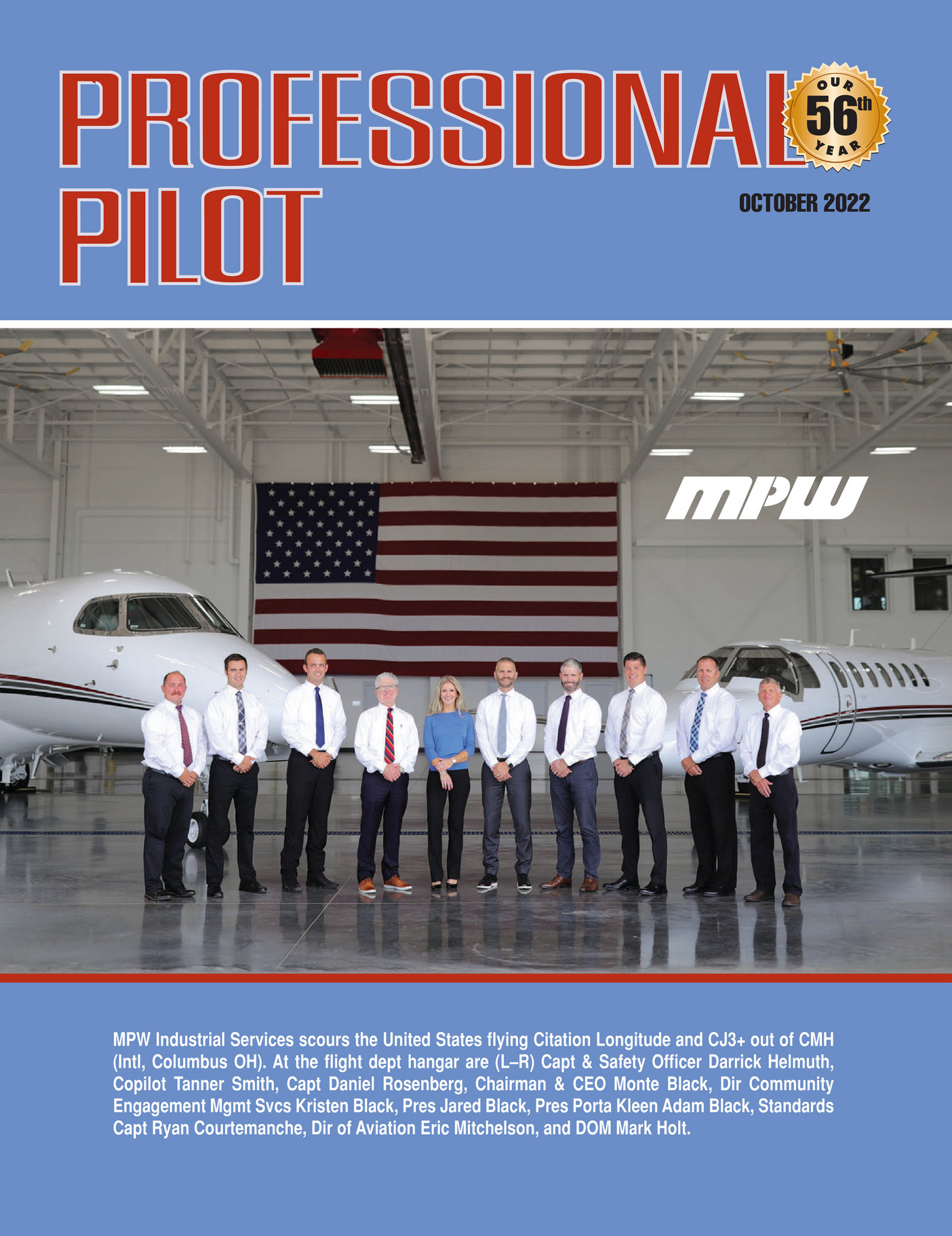Professional Pilot Magazine October Page