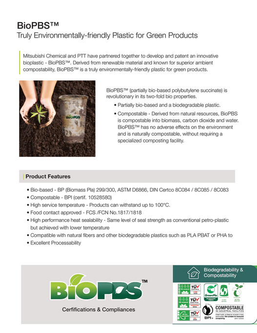 Mitsubishi Chemical America - PPD_BioPBS - Page 1
