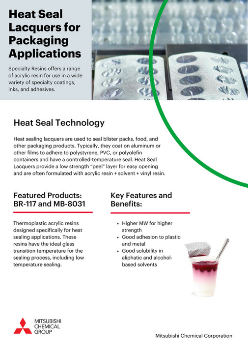 Mitsubishi Chemical America Specialty Resins_Heat Seal Lacquer_Flyer