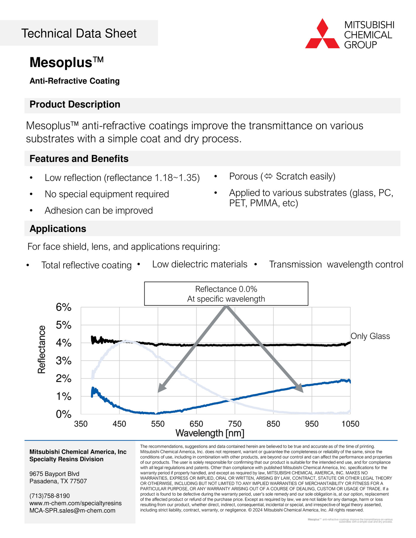 Mitsubishi Chemical America Mcc Mesoplus Tds Page