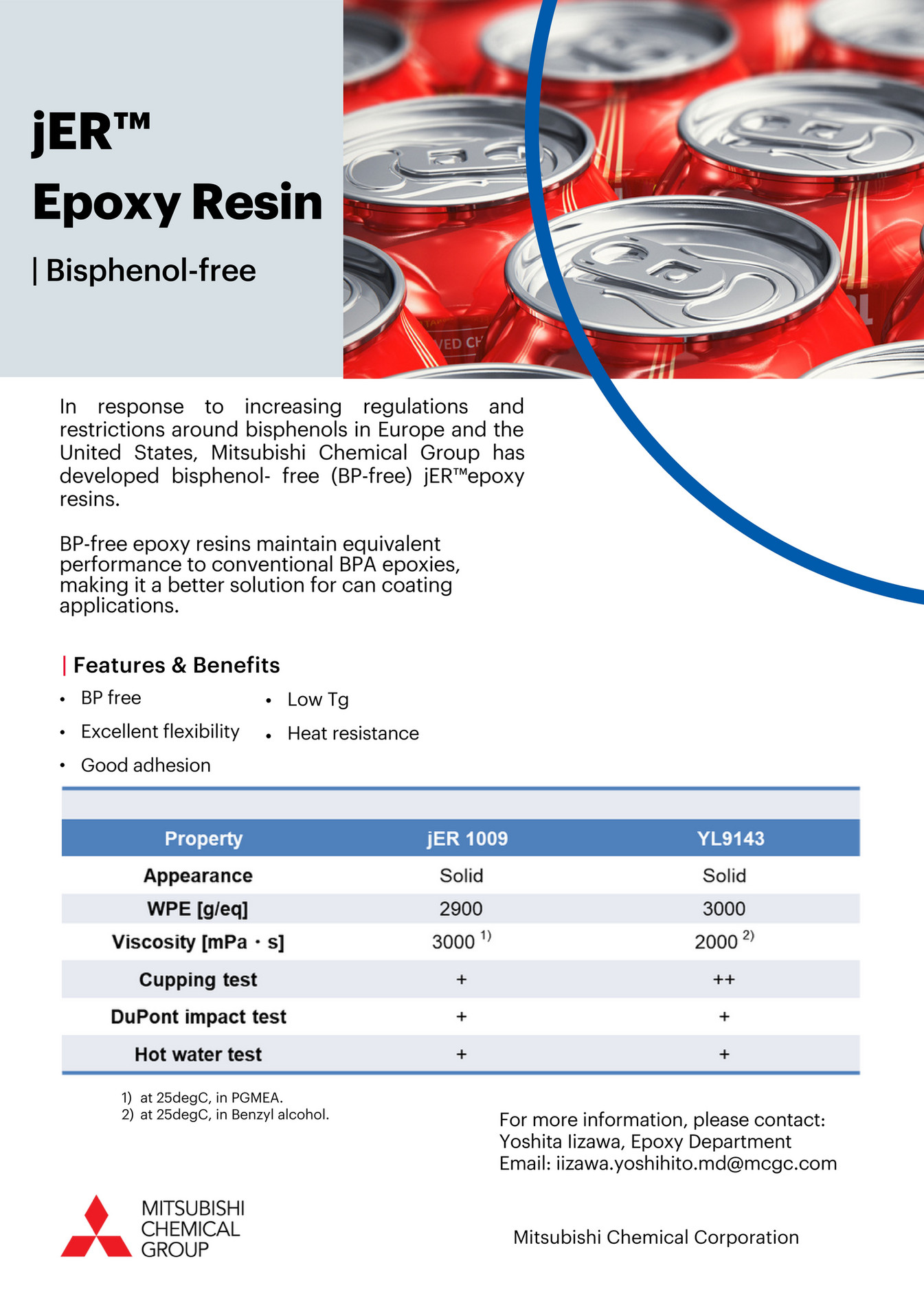 Mitsubishi Chemical America MCC_jER Epoxy Resin_BPfree Page 1