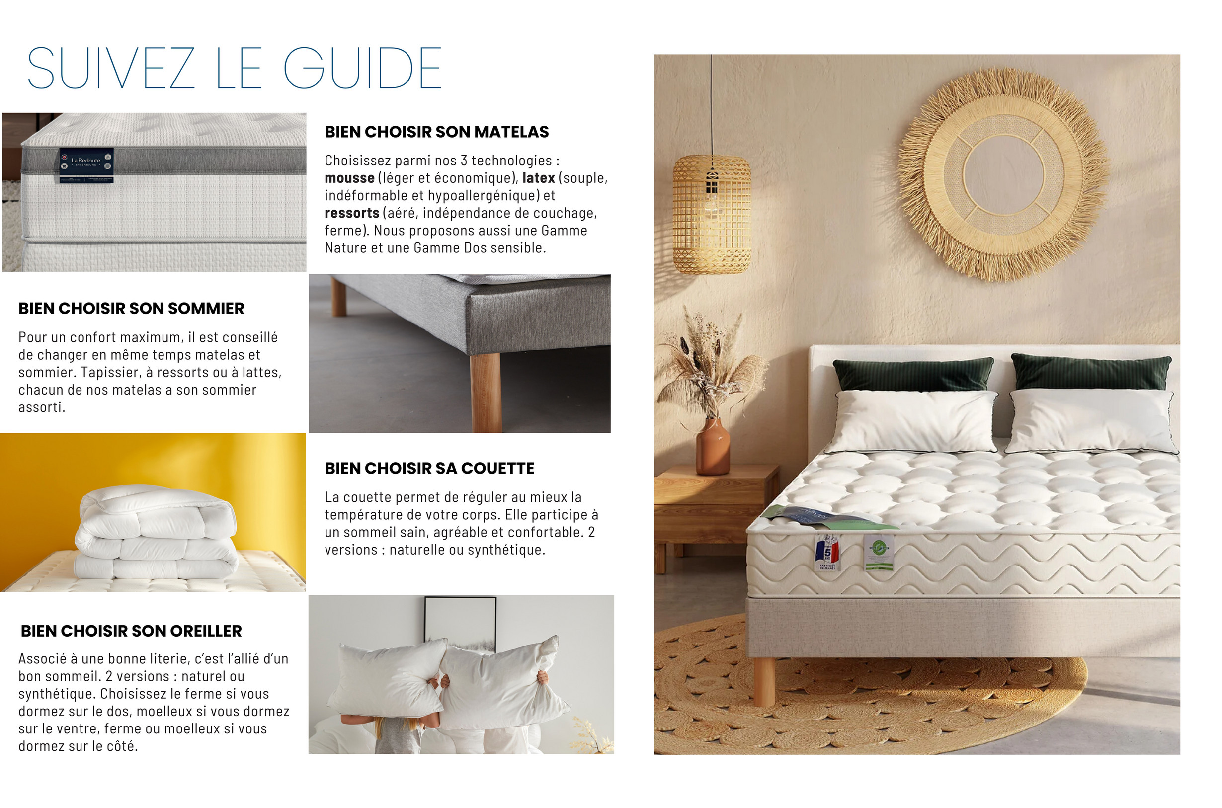 Matelas ferme ou moelleux : que choisir ? Le guide