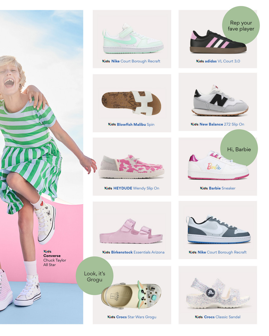 Famous Footwear Famous Footwear Summer 2024 Catalog Kids 237 Slip On Retro Sneaker Toddler