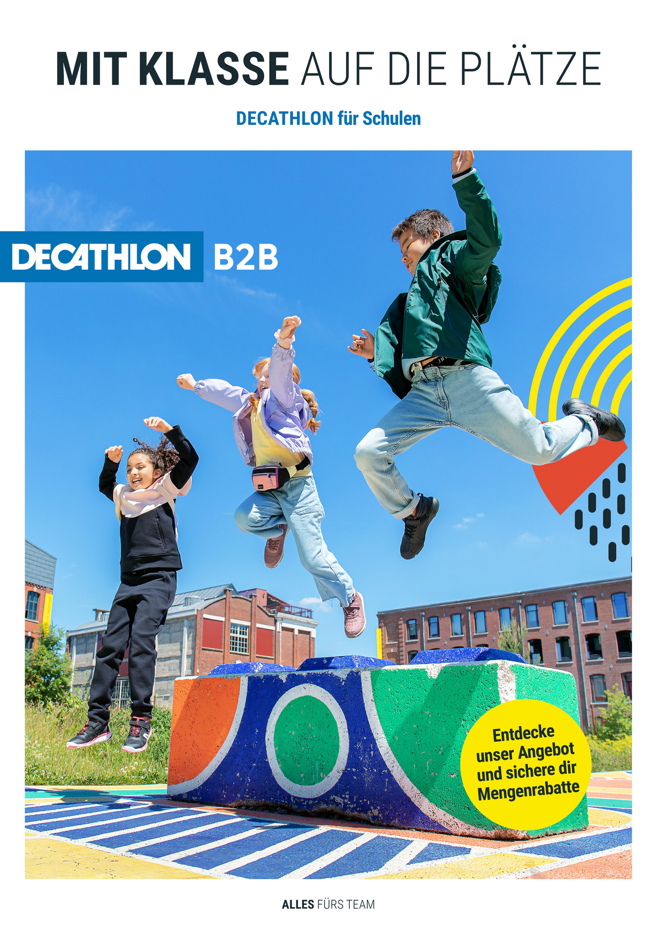 Decathlon B2B Schulkatalog 2023 Seite 1