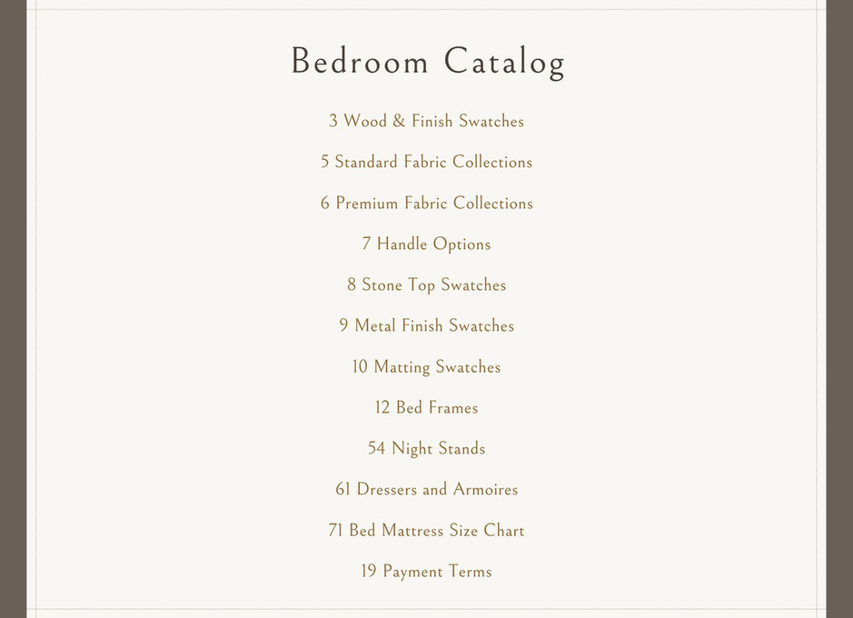 Philux Inc. Philux Bedroom Catalog Page 11