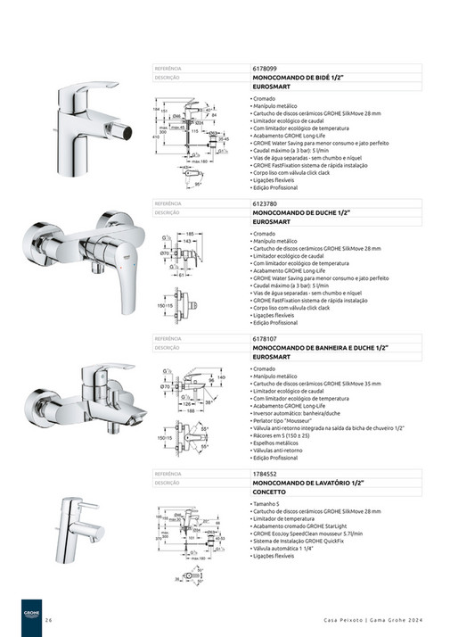 Casa Peixoto CATALOGO GAMA GROHE 2024 B 1 DIGITAL P Gina 26 27   1183d50e 9138 4e1f 9036 E187b7031aaa At600 