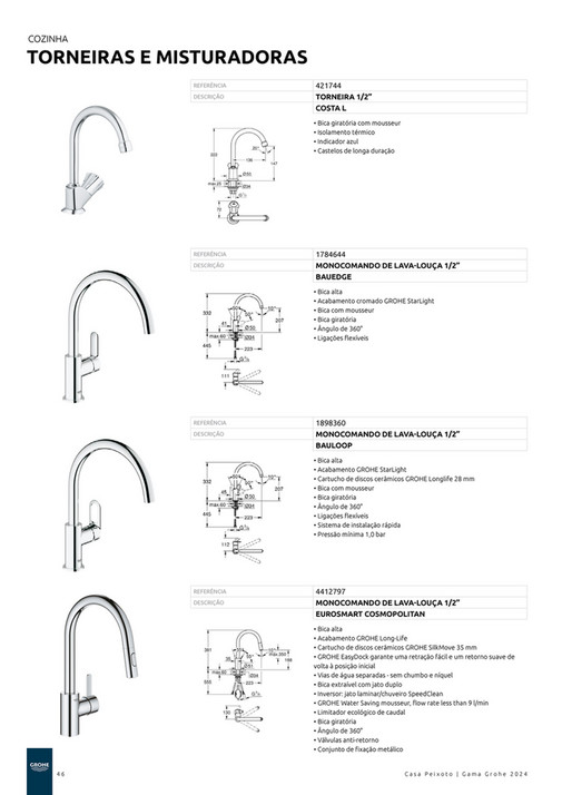 Casa Peixoto CATALOGO GAMA GROHE 2024 B 1 DIGITAL P Gina 46 47   6d8a4b1a 0252 4305 9866 6824c84f204b At600 