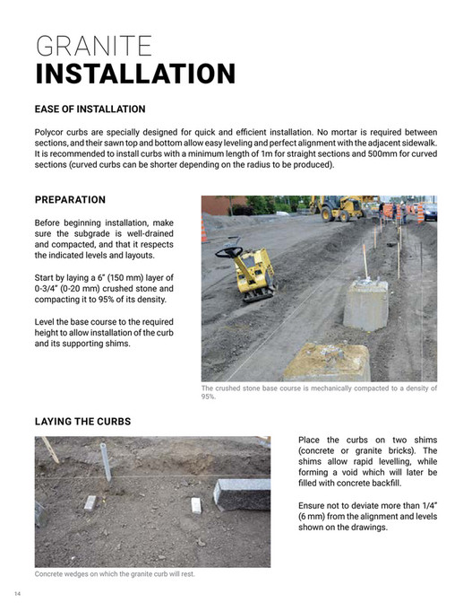 Polycor Brochure.pdf Polycor - Granite Curbs Brochure - 2025 (English) - Page 12-13