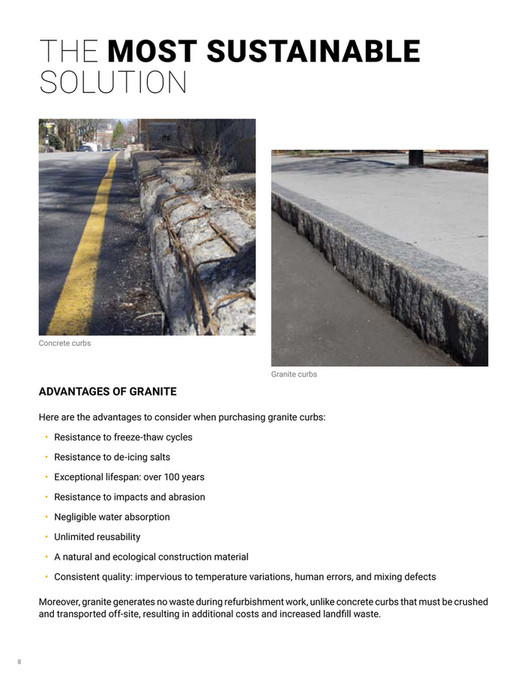 Polycor Brochure.pdf Polycor - Granite Curbs Brochure - 2025 (English) - Page 8-9