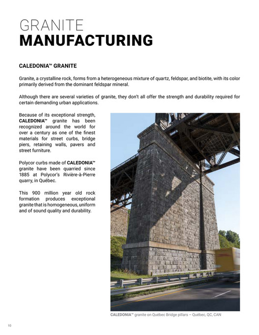 Polycor Brochure.pdf Polycor - Granite Curbs Brochure - 2025 (English) - Page 8-9
