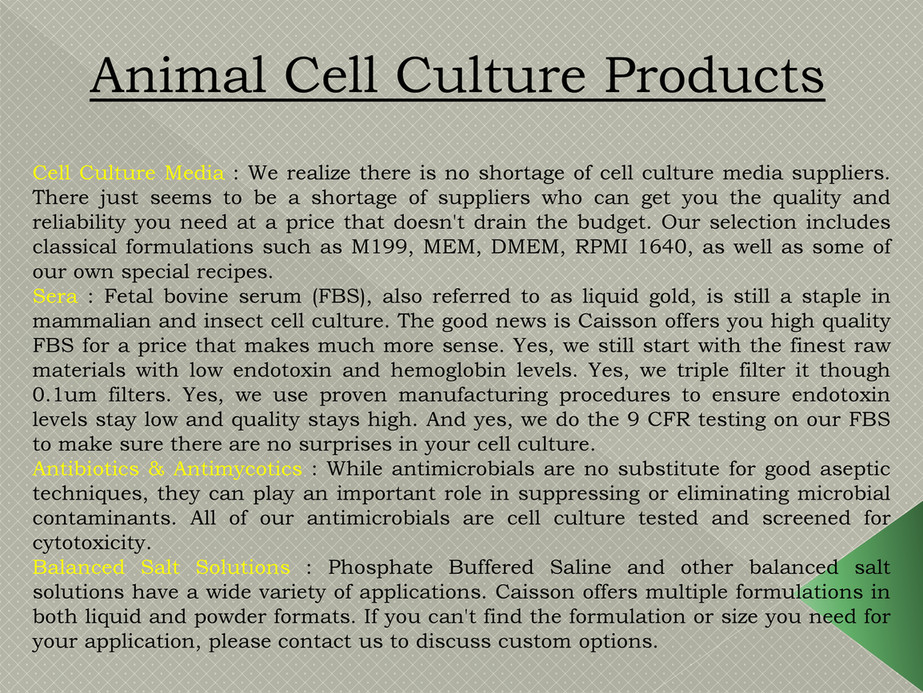 caissonlabs - Plant Tissue Culture Supplies - Page 2-3 - Created with  