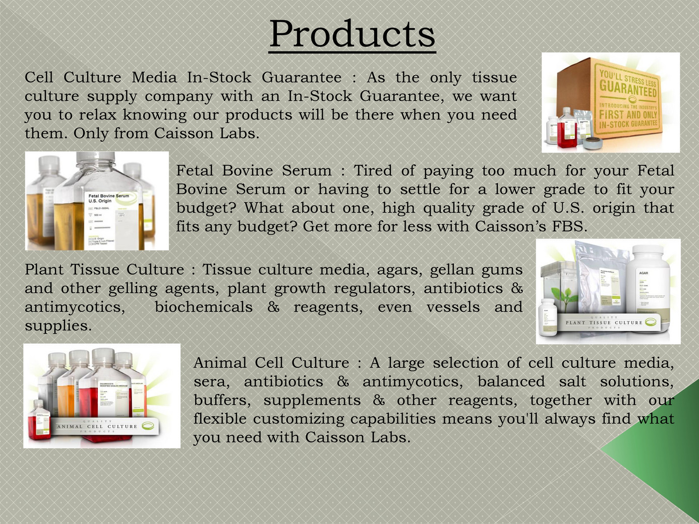 Home - Caisson Labs - Tissue & Cell Culture Media