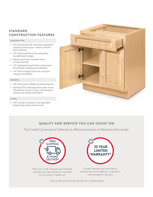 Cardell Cornerstone Collection Kitchen Design Guide Page 67
