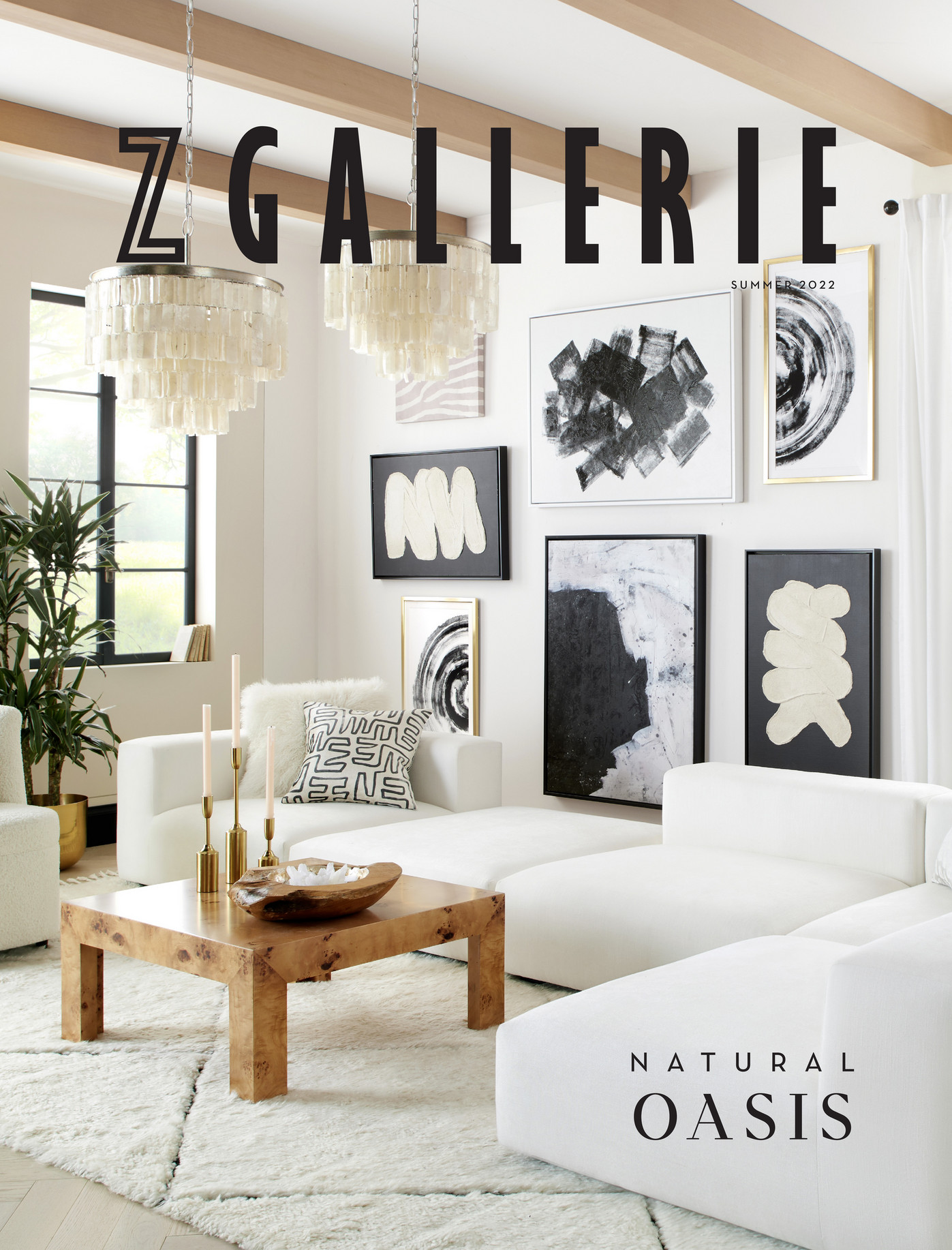 Z Gallerie Summer 2022 Catalog Page 1