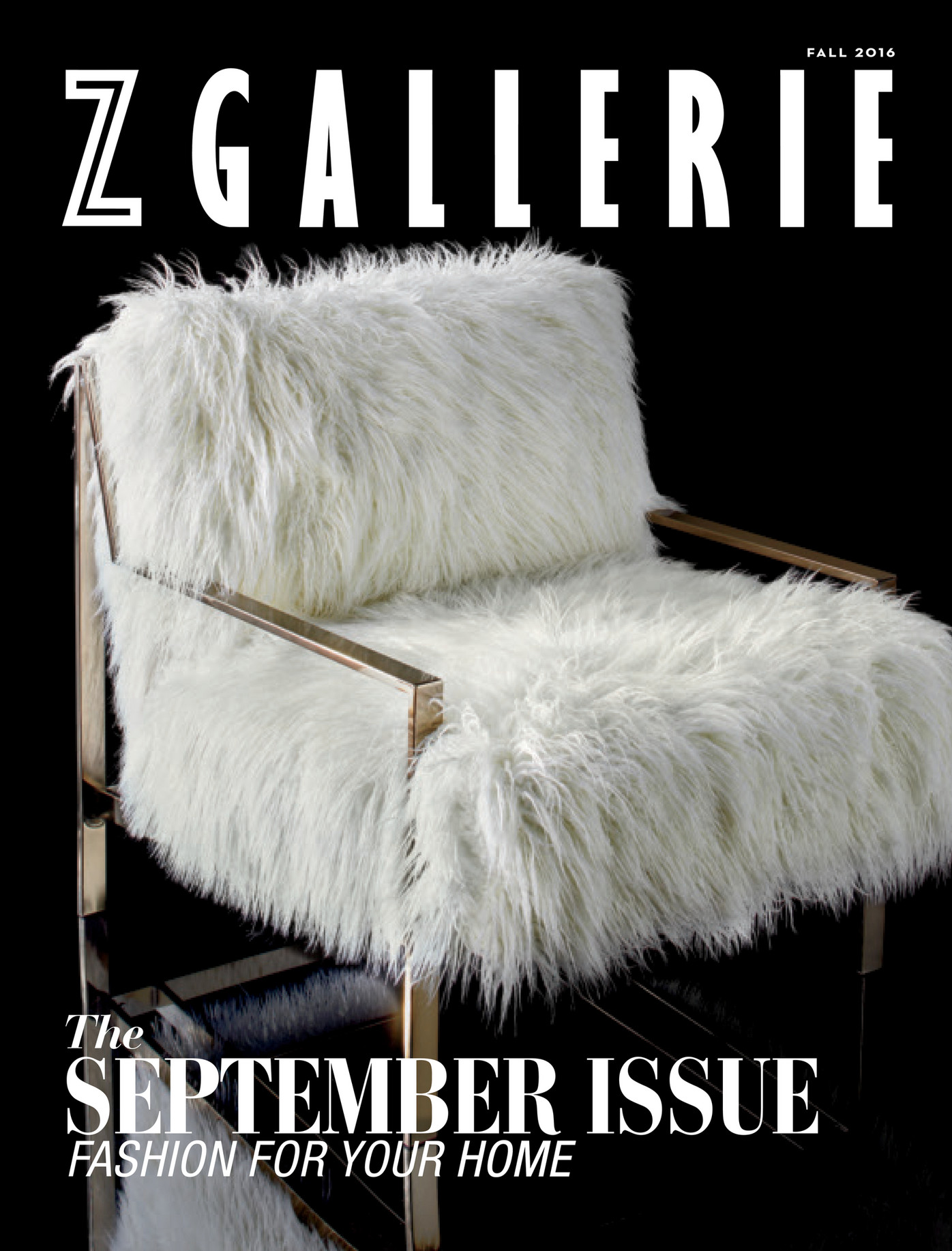 Z Gallerie September Issue Page 1