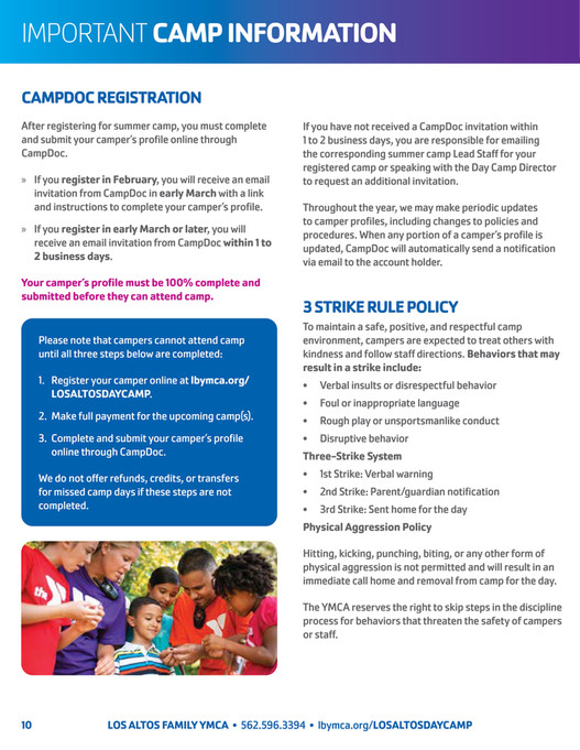 Los Altos Family YMCA - Los Altos Family YMCA – 2026 Summer Camp Guide ...