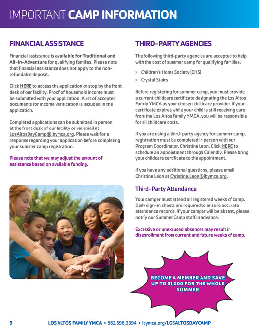 Los Altos Family YMCA - Los Altos Family YMCA – 2026 Summer Camp Guide ...