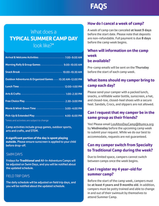 Los Altos Family YMCA - Los Altos Family YMCA – 2026 Summer Camp Guide ...