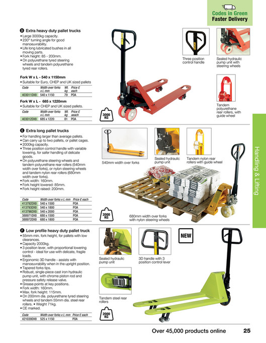 Variable Pallet HC Slingsby - Slingsby Unpriced Catalouge 2023 - Page 22-23