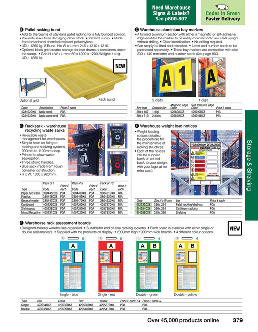 Tennants Racking Code HC Slingsby - Slingsby Unpriced Catalouge 2023 - Page 378-379