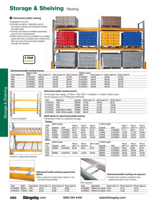 Tennants Racking Code HC Slingsby - SLINGSBY 2026 UK - Page 490-491