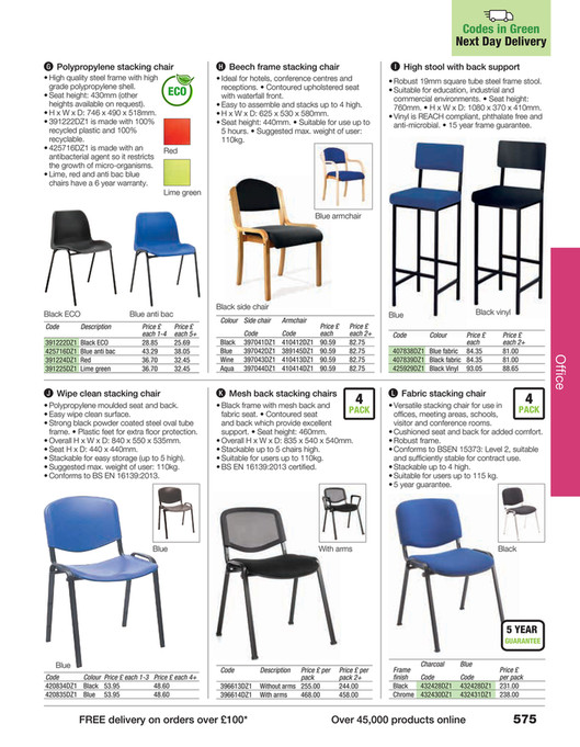 Hc Code Stool HC Slingsby - SLINGSBY 2026 UK - Page 574-575