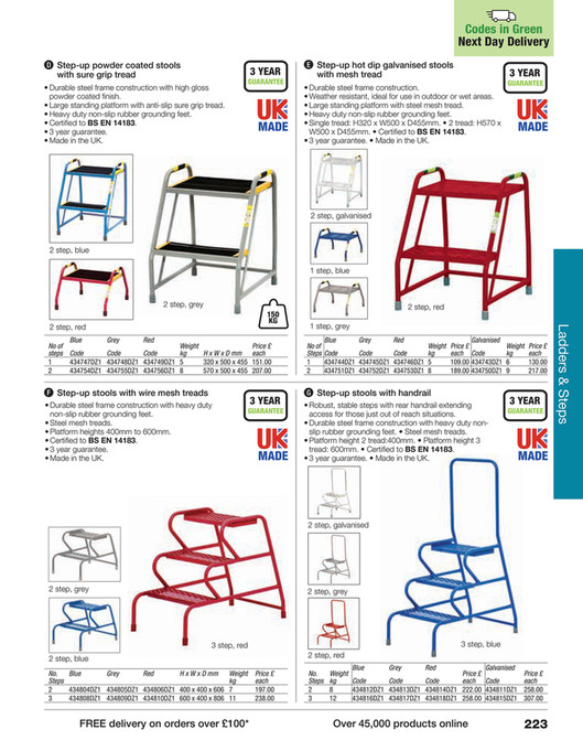 Hc Code Stool HC Slingsby - SLINGSBY 2026 UK - Page 220-221