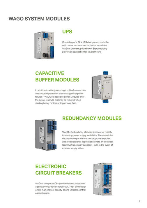 Motion Ai - WAGO Power-Supplies and System-Modules-60397415 - Page 1