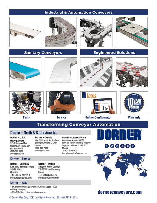 Motion Ai - 2200_2700 Series Dorner Conveyors Brochure - Motion Ai - Page 6