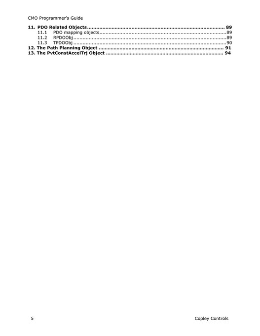 Motion Ai - CMO Programmers Guide Manual - Copley Controls - Page 1