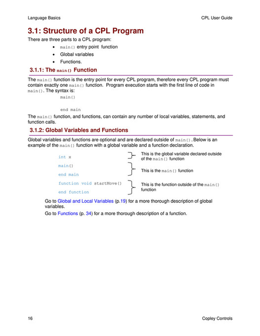 Motion Ai - CPL User Guide Manual - Copley Controls - Page 16-17