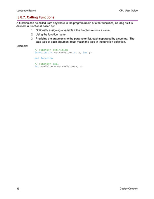 Motion Ai - CPL User Guide Manual - Copley Controls - Page 34-35