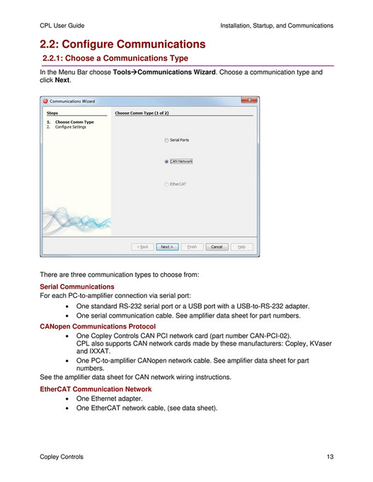 Motion Ai - CPL User Guide Manual - Copley Controls - Page 14-15