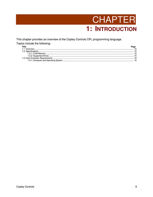 Motion Ai - CPL User Guide Manual - Copley Controls - Page 6-7