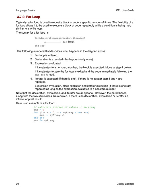 Motion Ai - CPL User Guide Manual - Copley Controls - Page 30-31