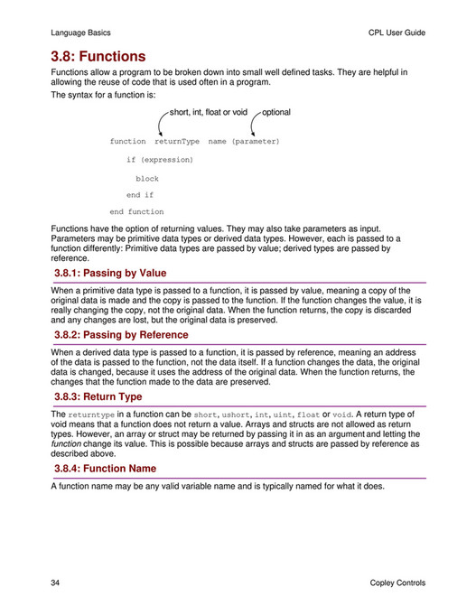 Motion Ai - CPL User Guide Manual - Copley Controls - Page 34-35