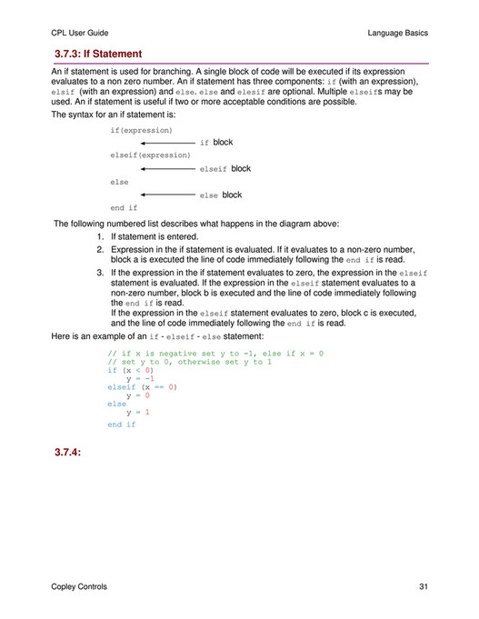 Motion Ai - CPL User Guide Manual - Copley Controls - Page 30-31