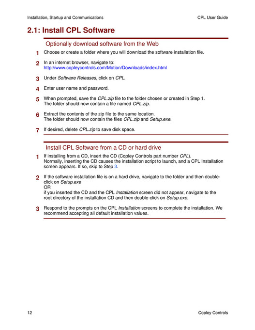 Motion Ai - CPL User Guide Manual - Copley Controls - Page 14-15
