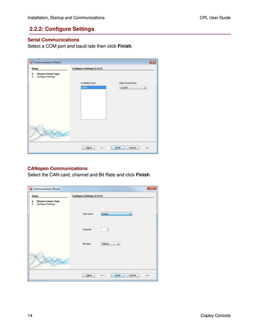 Motion Ai - CPL User Guide Manual - Copley Controls - Page 16-17