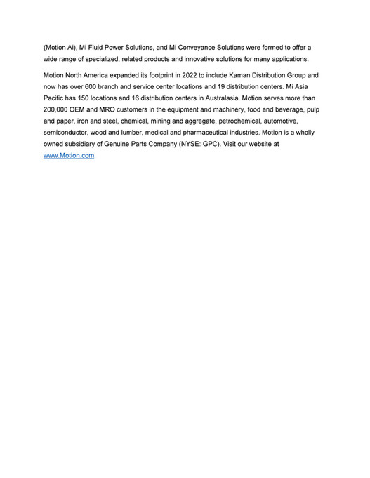 Motion Ai MOTION Ai OPENS NEW FACILITY IN MASSACHUSETTS Page 23