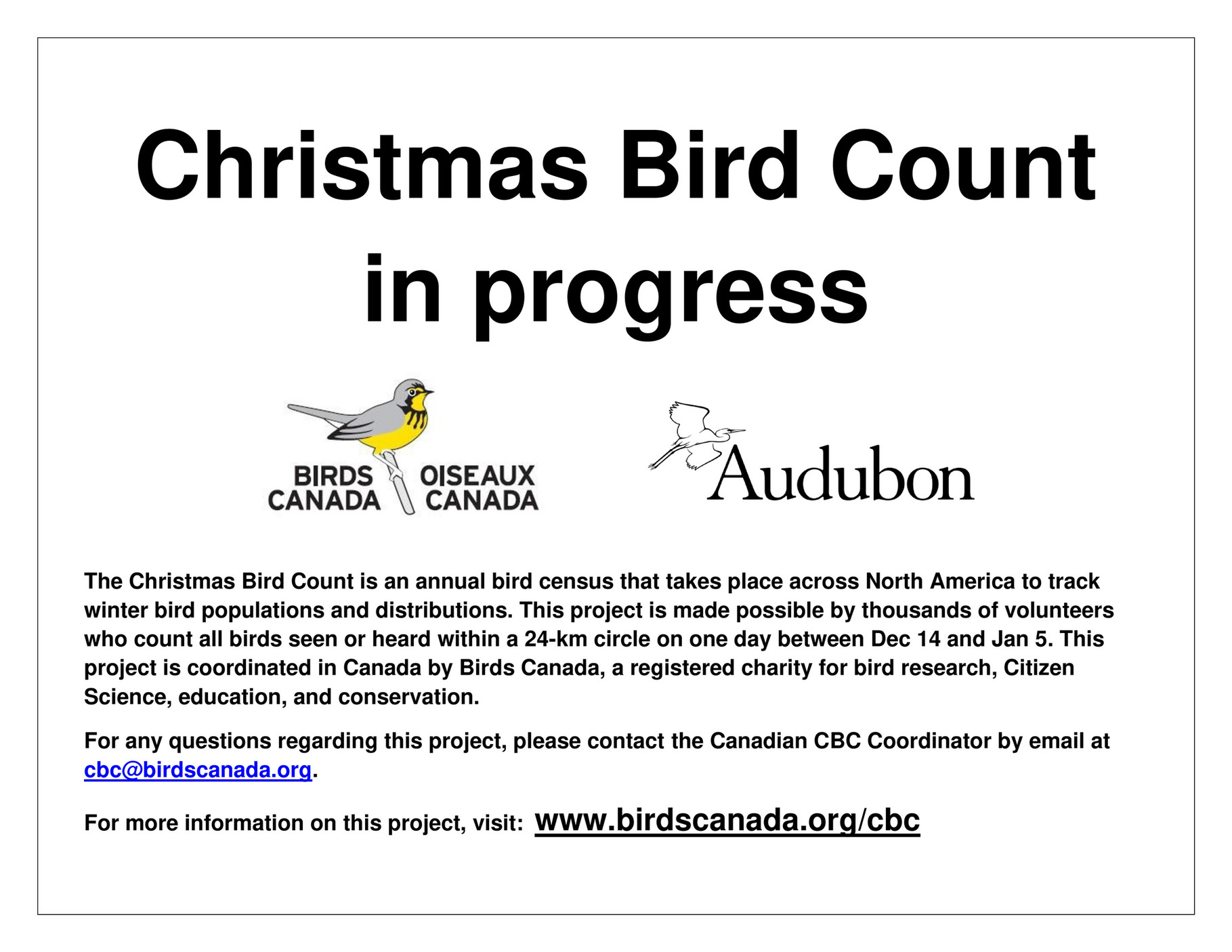 Birds Canada CBCVehicleSign_EN Page 1