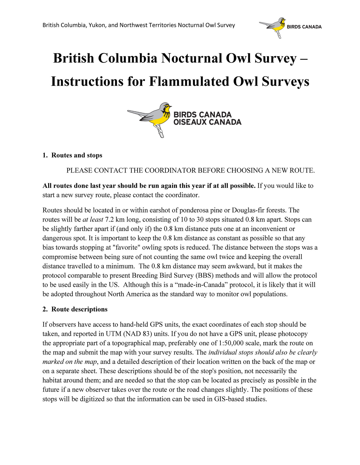 Birds Canada - Flammulated_Owl_Survey_Instructions - Page 2-3