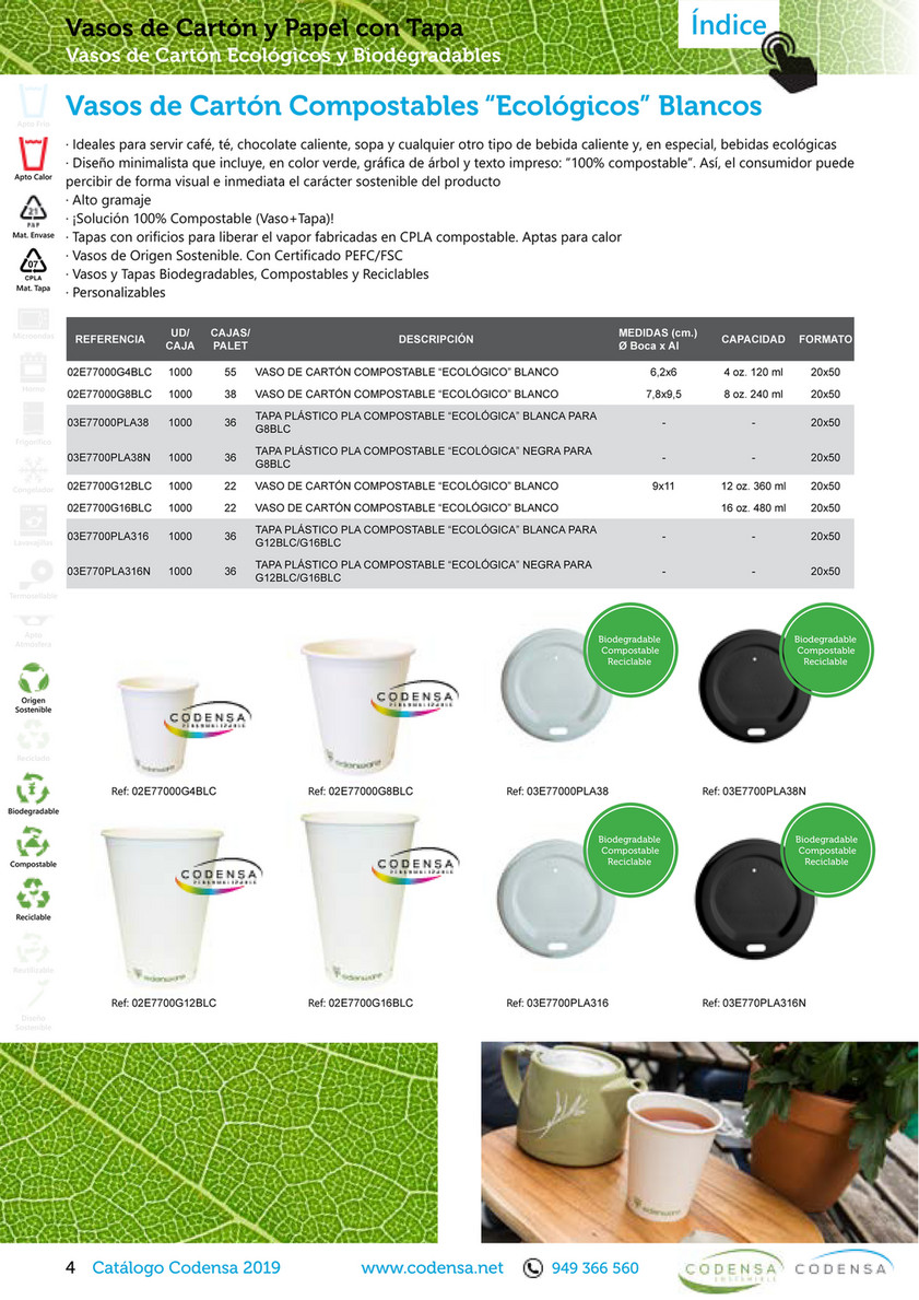 Envases y Recipientes para Microondas - CODENSA Packaging